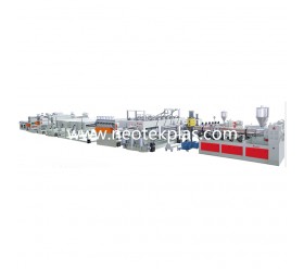 PC, PP hollow lattice board production line