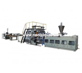 PVC imitation marble decorative board extrusion line