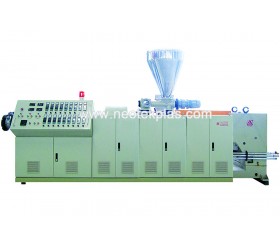 Parallel twin screw extruder