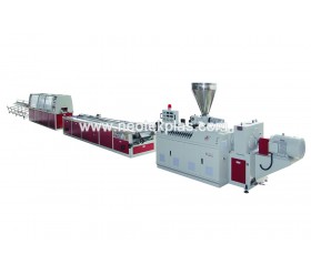 PVC profile extrusion production line