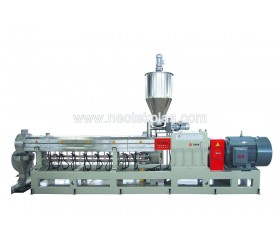 Parallel twin screw extruder